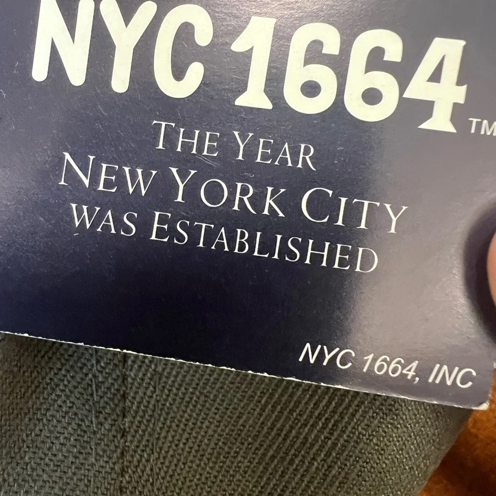 NYC 1664 INC New York City 1664 Baseball Cap NWT Gray, Black & White Uniex